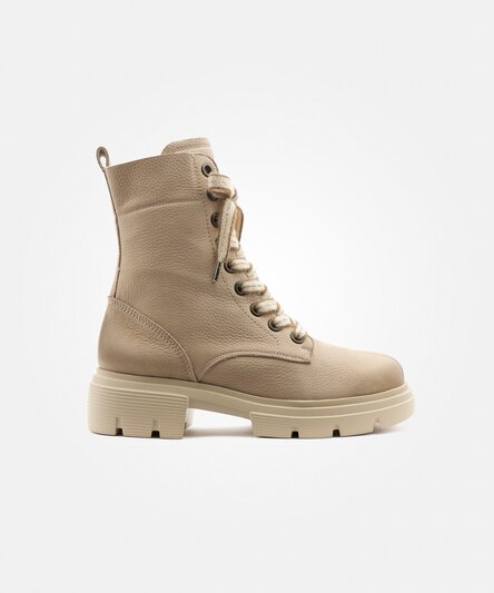 Lace up ankle boots GORE TEX beige Paul Green